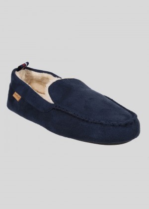 Ben Sherman Casa Cartegena Moccasin Slipper Navy | 015329VFR