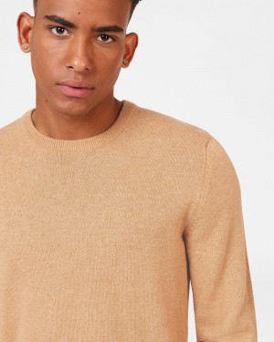 Ben Sherman Signature Crewneck Knitwear Grey | 580241RDE