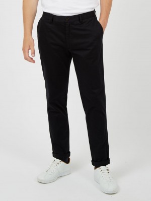 Ben Sherman Signature Slim Stretch Chino Pants Black | 402871DCI