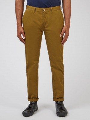 Ben Sherman Signature Slim Stretch Chino Pants Brown | 369084THV