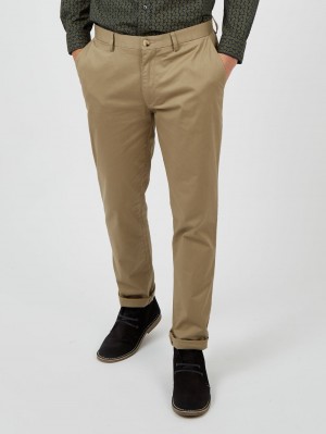 Ben Sherman Signature Slim Stretch Chino Pants Grey | 160478YSK