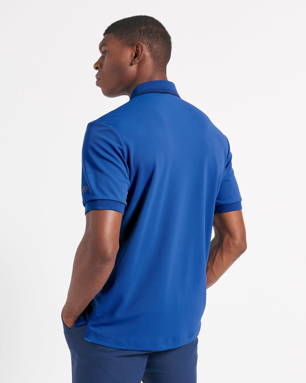 Ben Sherman 360 Motion Stretch Polo Shirts Blue / Royal | 152349KIR