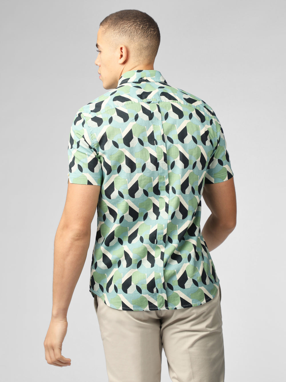 Ben Sherman Art Deco Shirts Green | 453612JFE