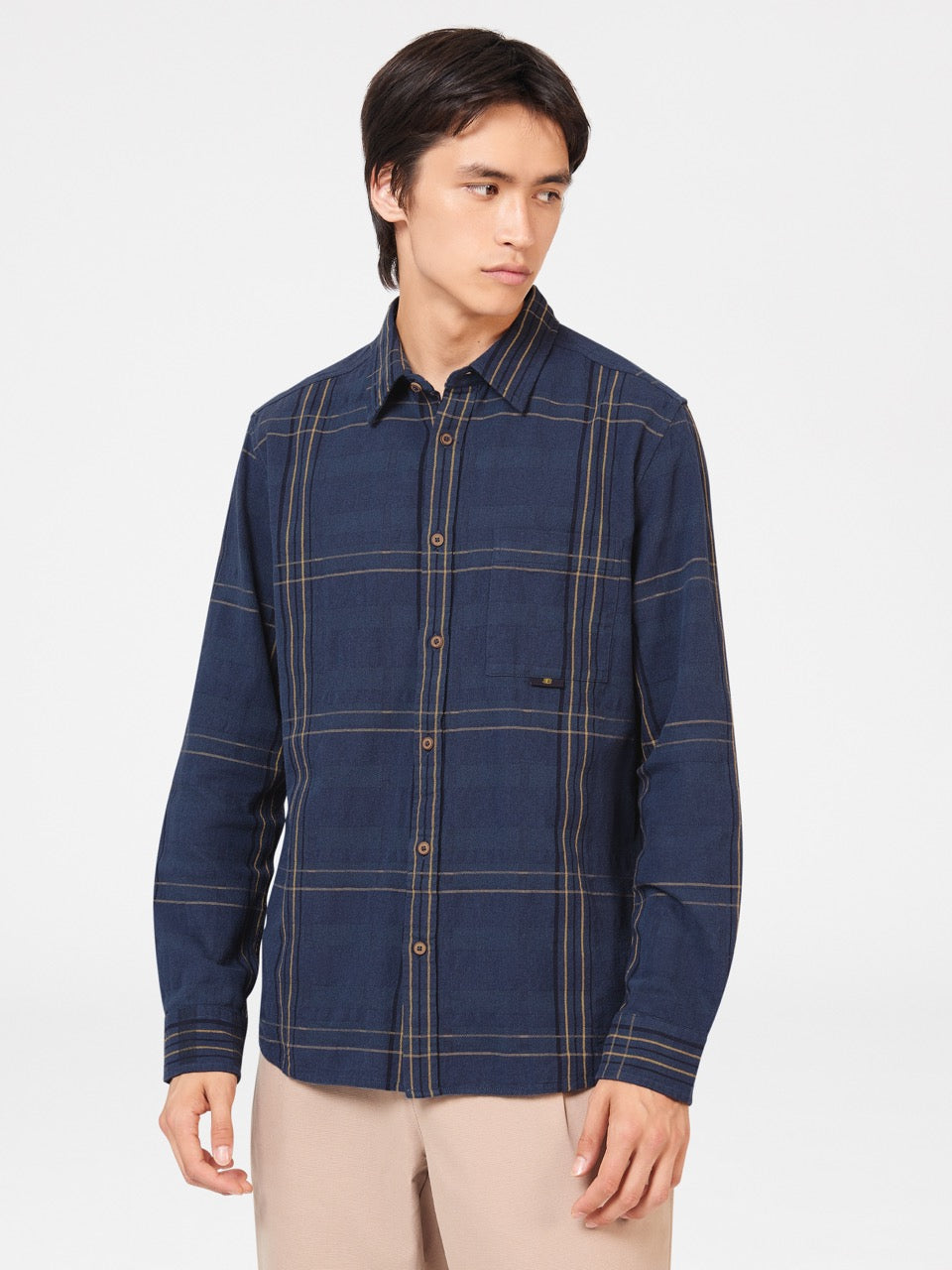 Ben Sherman B by Ben Sherman Indigo Check Shirts Indigo | 736920HNO