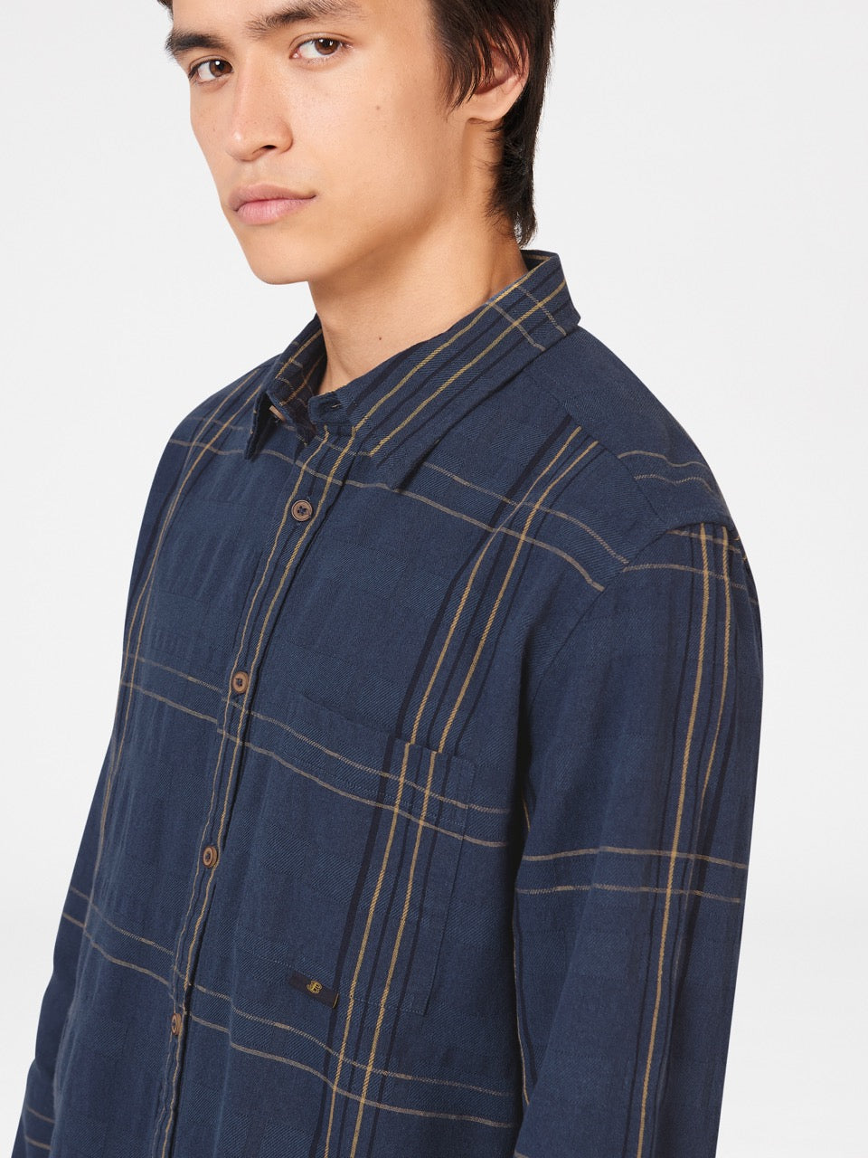 Ben Sherman B by Ben Sherman Indigo Check Shirts Indigo | 345201QUX