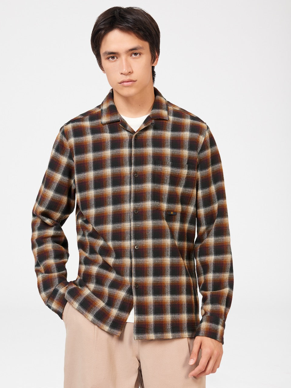 Ben Sherman B by Ben Sherman Ombre Check Shirts Brown | 970845QWV