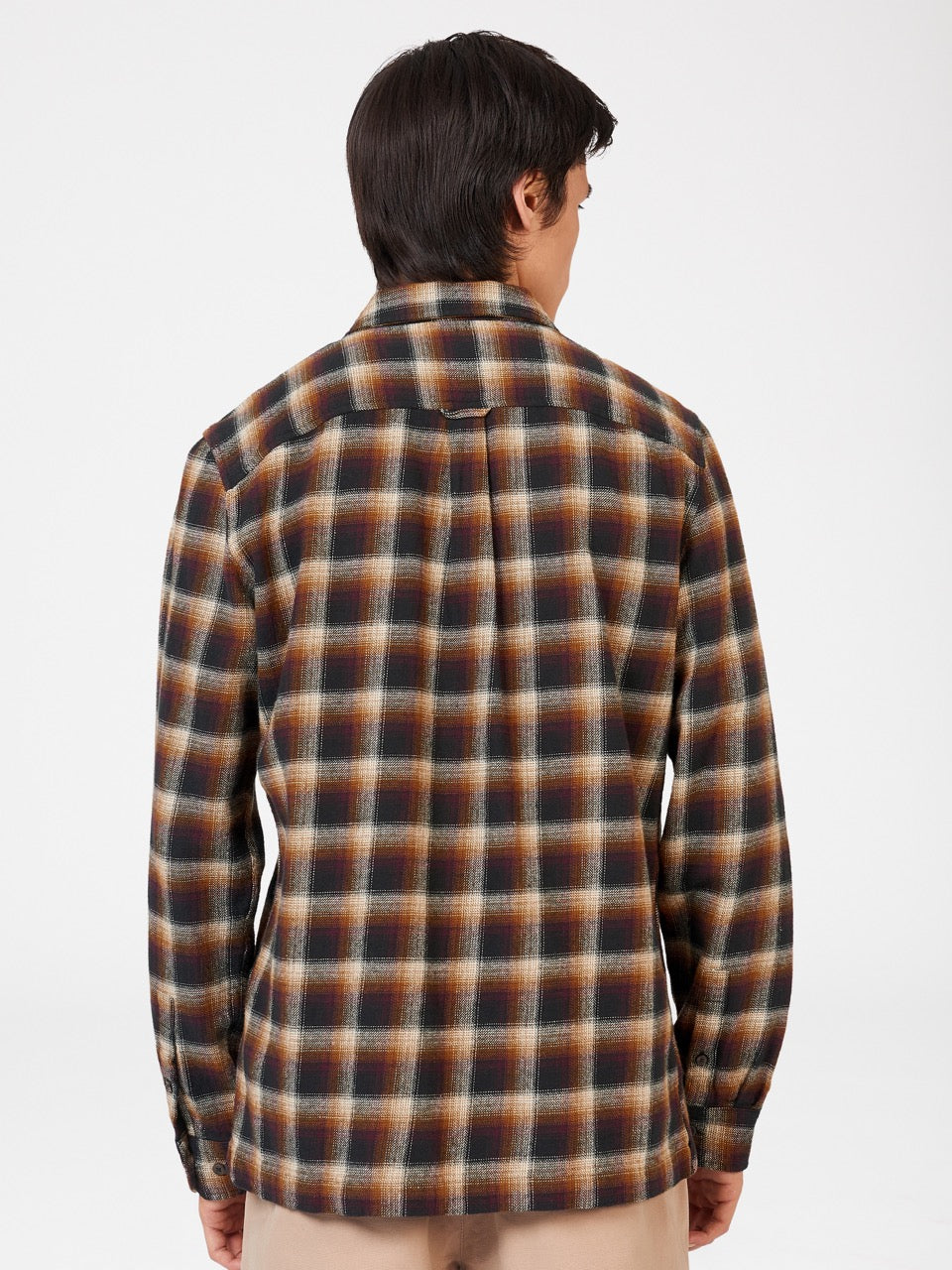 Ben Sherman B by Ben Sherman Ombre Check Shirts Brown | 970845QWV