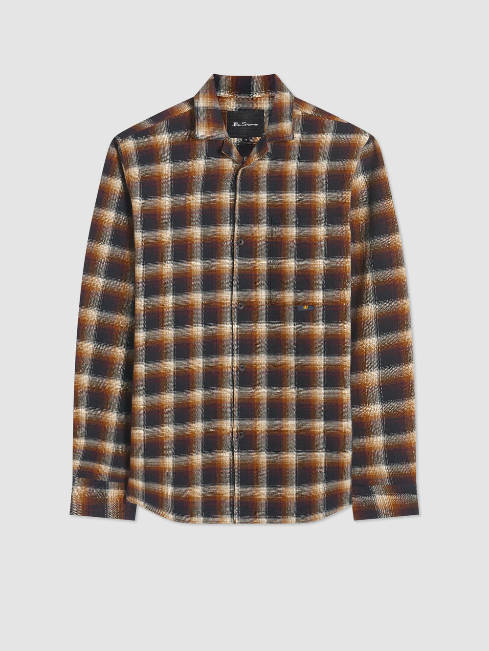 Ben Sherman B by Ben Sherman Ombre Check Shirts Brown | 970845QWV