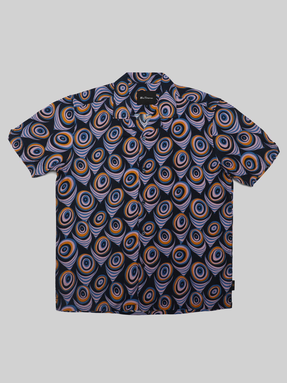 Ben Sherman B by Ben Sherman Psychedelic Print Shirts Purple | 953472MEK