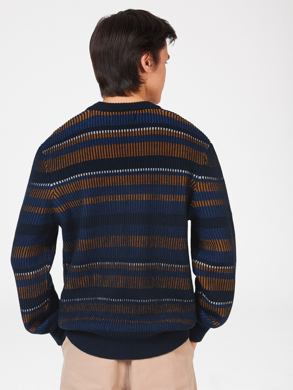 Ben Sherman B by Ben Sherman Stripe Knitwear Navy | 901456DSC