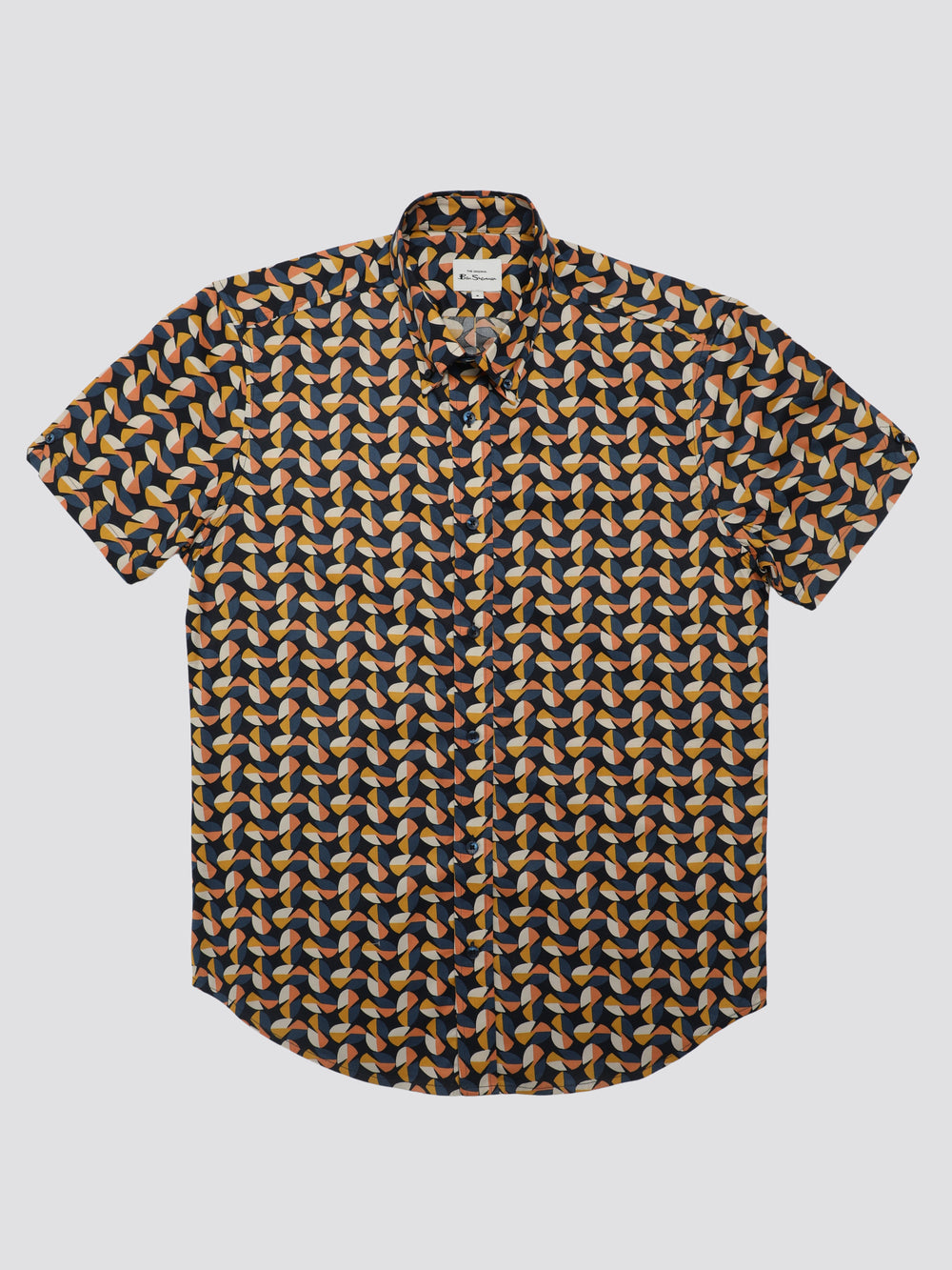 Ben Sherman Bahaus Geo Shirts Yellow | 815497JQO