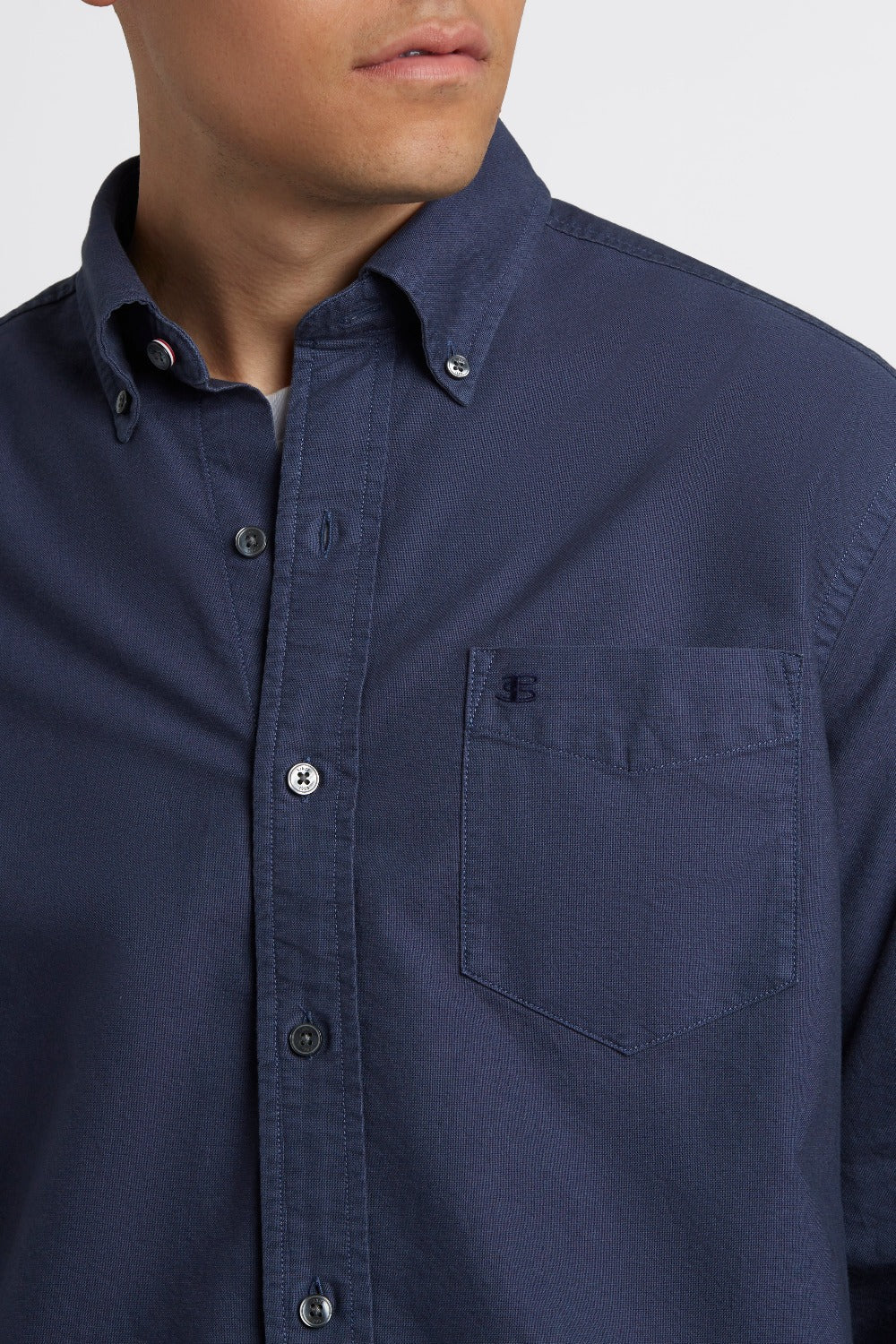 Ben Sherman Beatnik Oxford Garment Dye Shirts Indigo | 572816EFJ