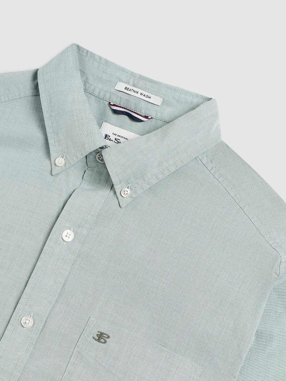 Ben Sherman Beatnik Wash Long-Sleeve Shirts Green | 903154CXG