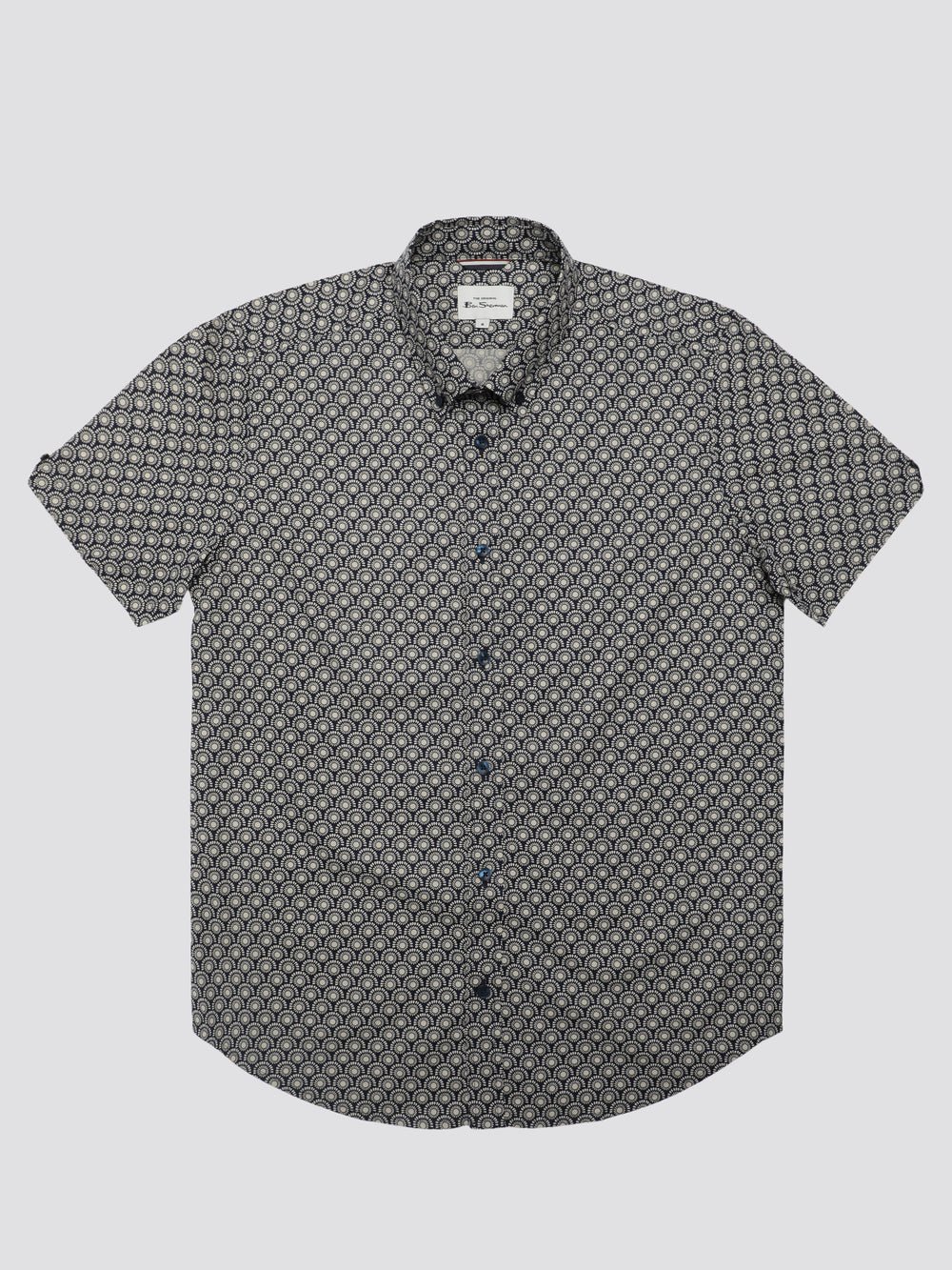 Ben Sherman Block Geo Shirts Grey | 435897LFD