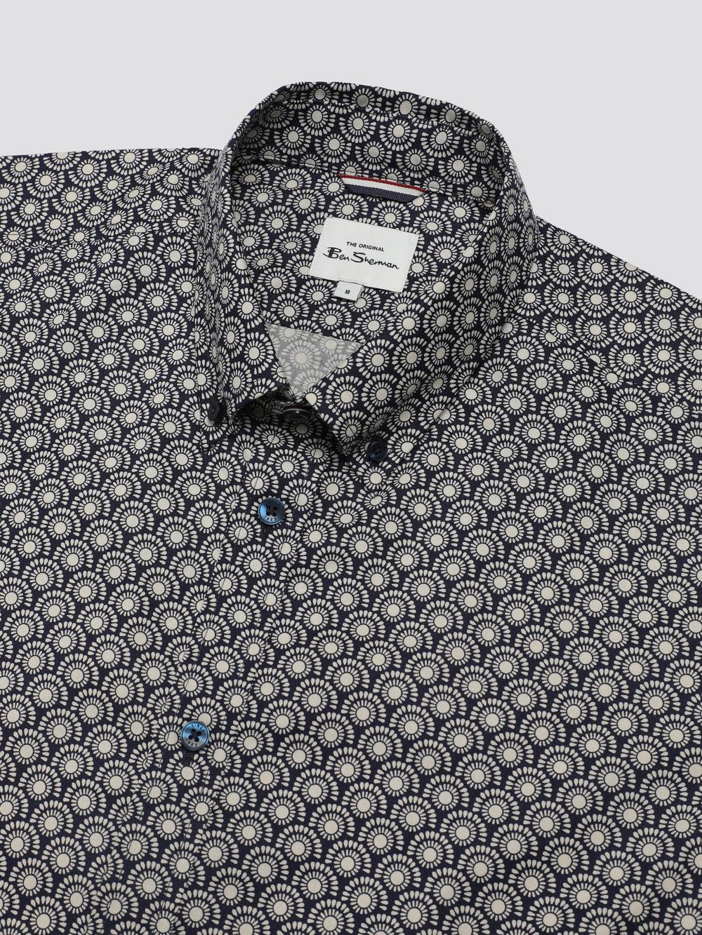 Ben Sherman Block Geo Shirts Grey | 435897LFD