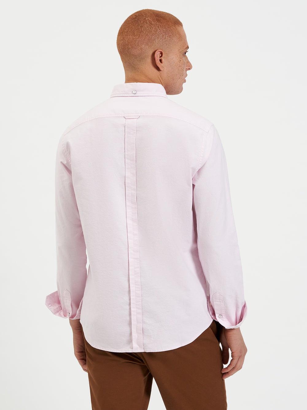 Ben Sherman Brighton Oxford Organic Shirts Pink | 351480DEQ