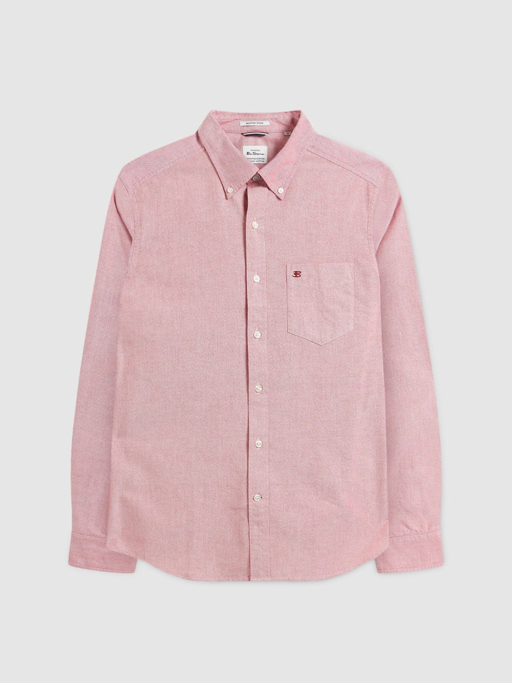 Ben Sherman Brighton Oxford Organic Shirts Light Red | 683502CFU