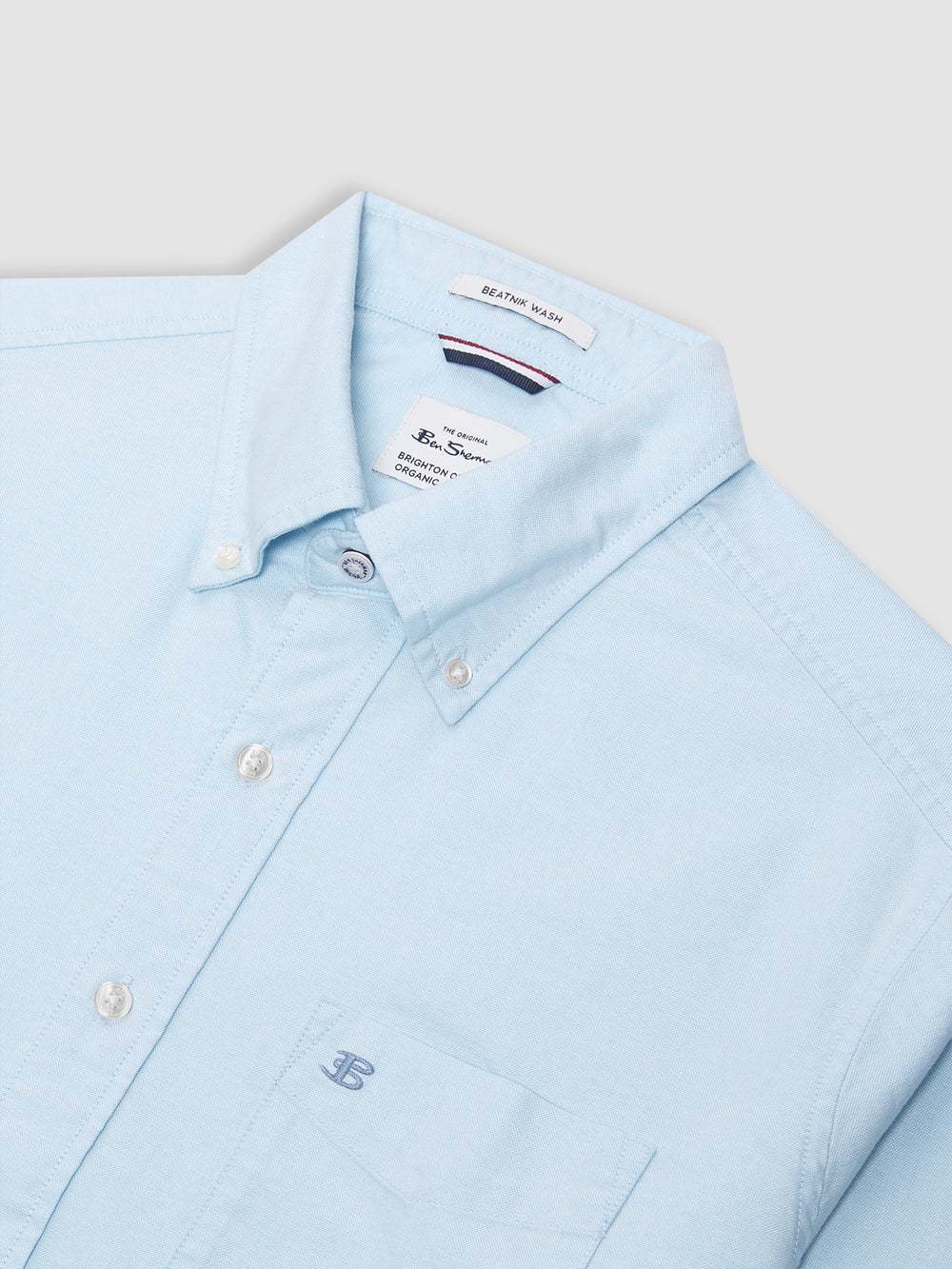 Ben Sherman Brighton Oxford Organic Shirts Blue | 784296JKQ