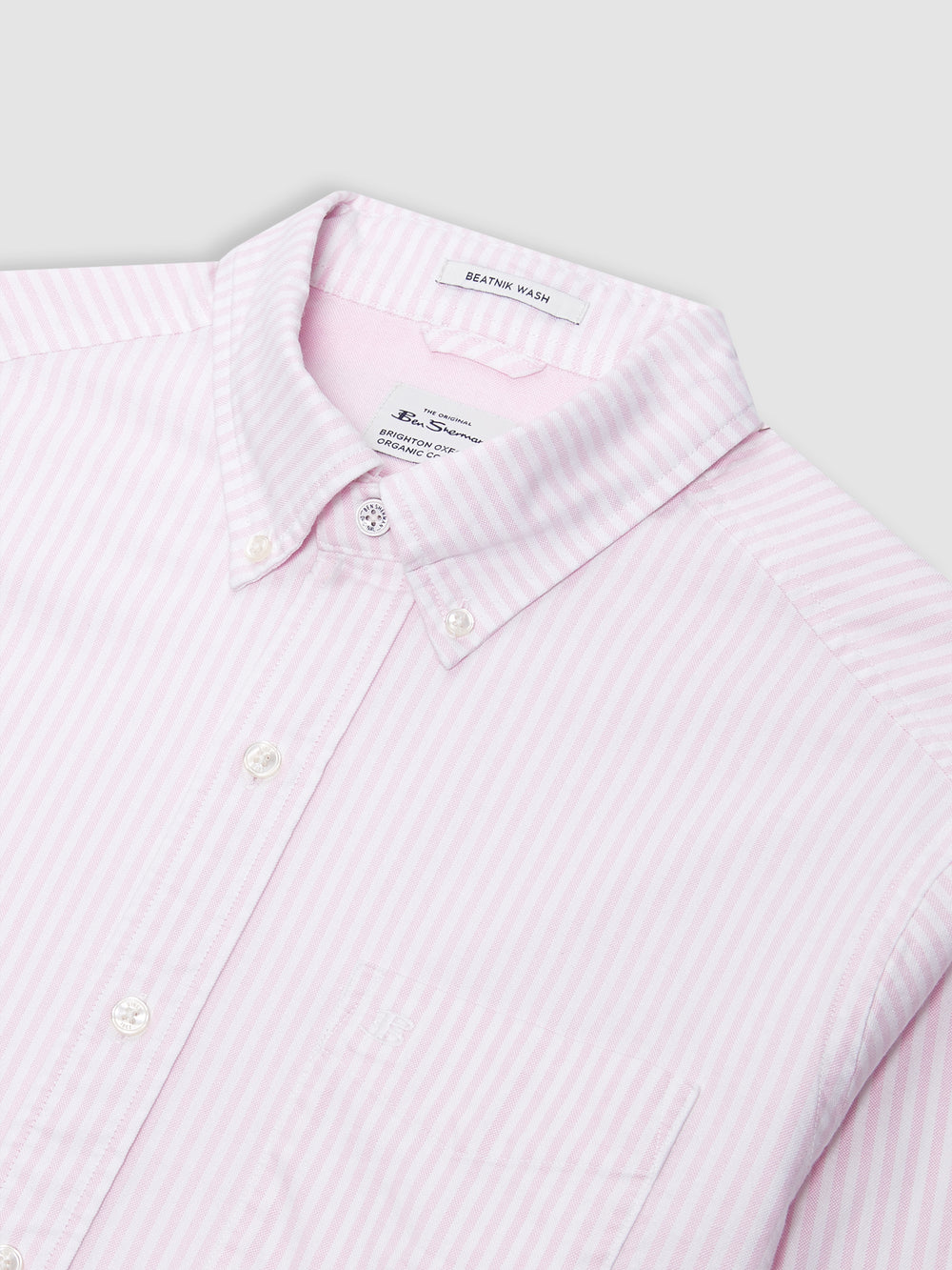 Ben Sherman Brighton Oxford Shirts Pink Stripes | 580431UJI