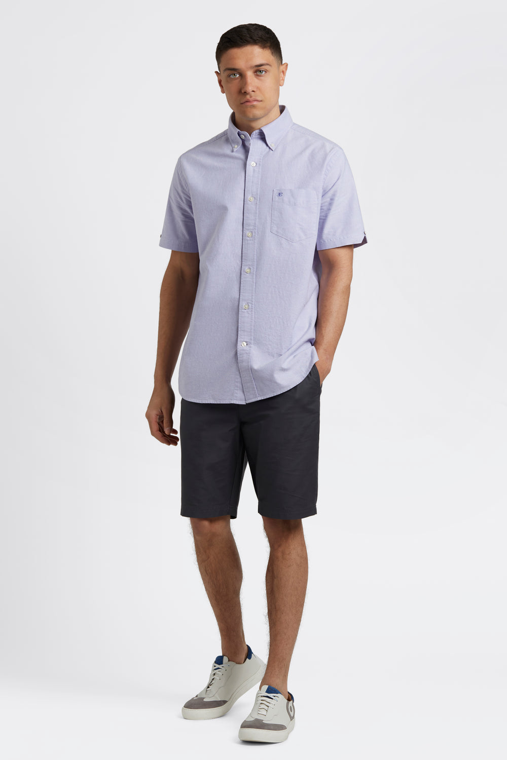 Ben Sherman Brighton Oxford Shirts Purple | 745691AJL