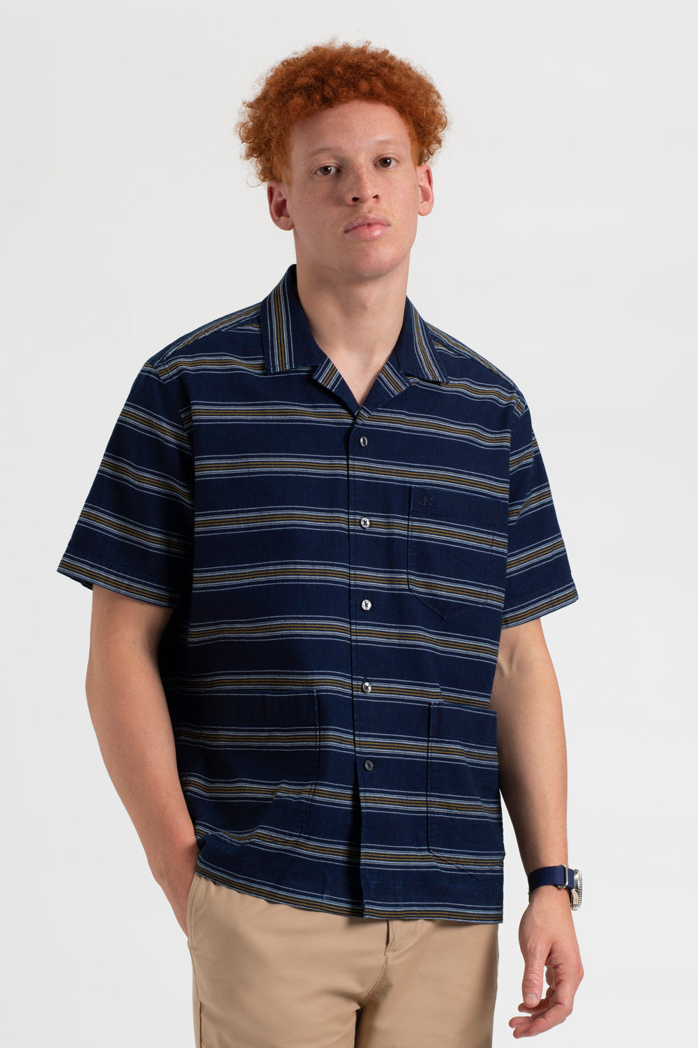 Ben Sherman Dalston Blues Lightweight Stripe Shirts Indigo | 345162NUX