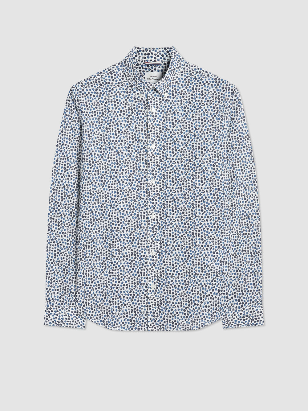 Ben Sherman Ditsy Floral Print Long Sleeve Shirts White | 291357FRK