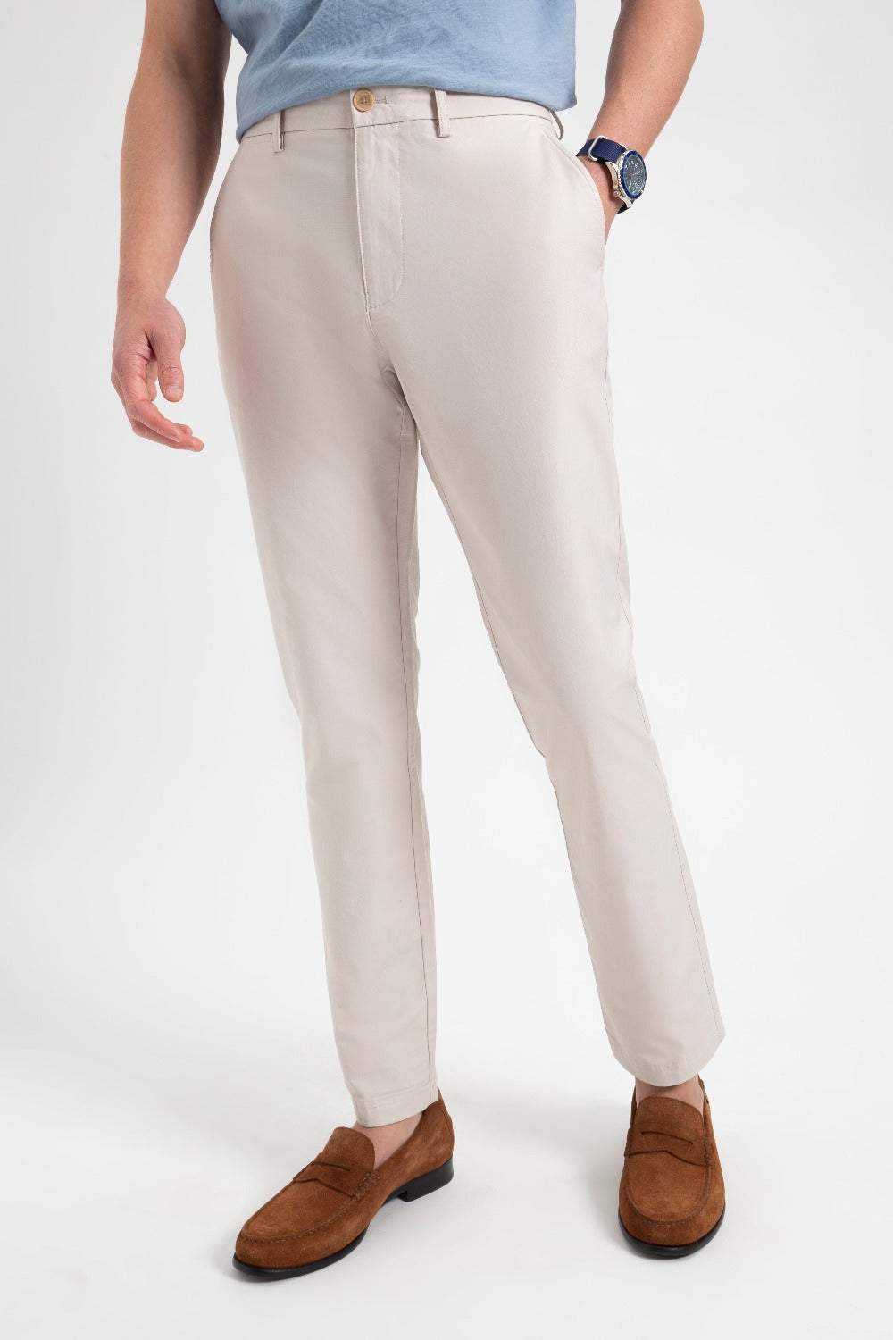 Ben Sherman Everyday Slim Fit Chino Pants White | 346287EUR