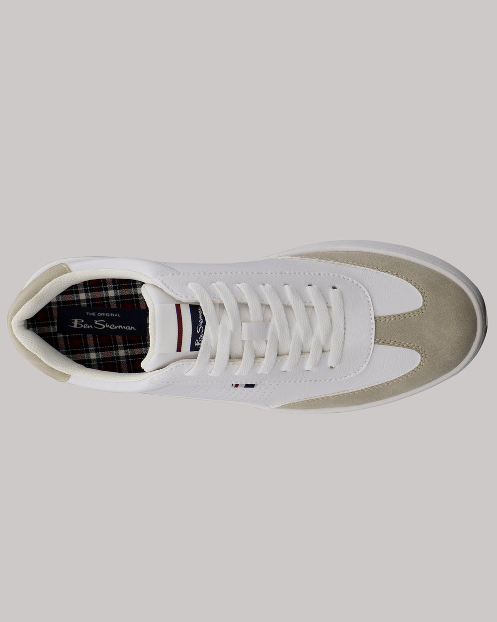 Ben Sherman Glasgow Sneakers White | 736514ASQ