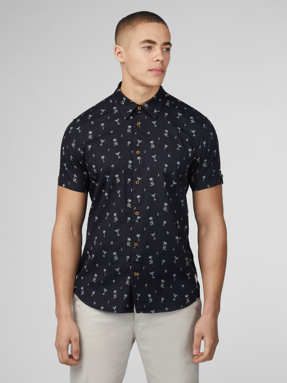 Ben Sherman Scattered Shirts Black | 670312GFY