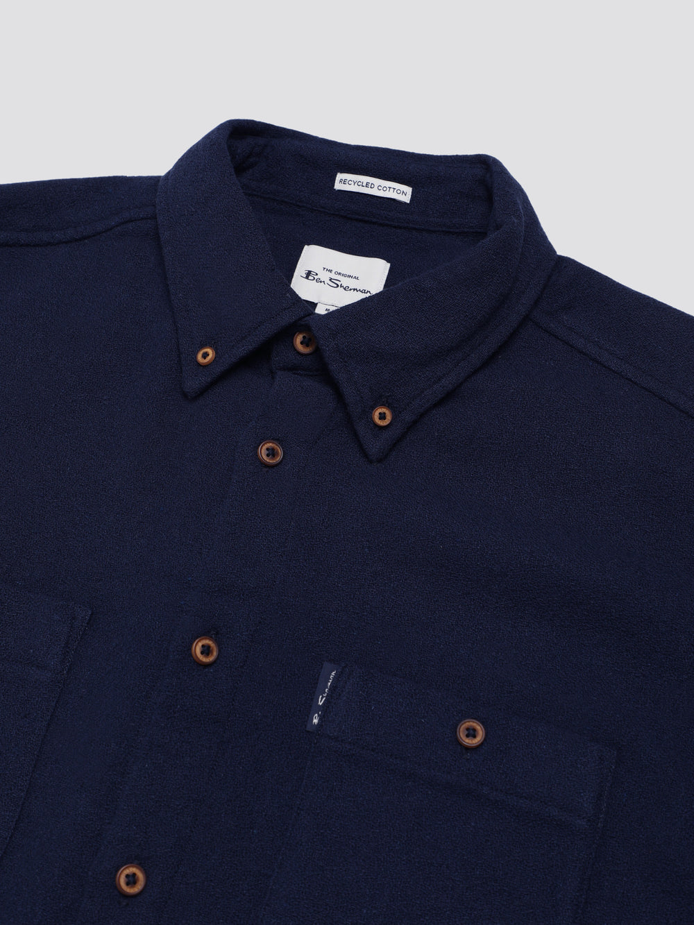 Ben Sherman Signature Boucle Shirts Navy | 473926LGE