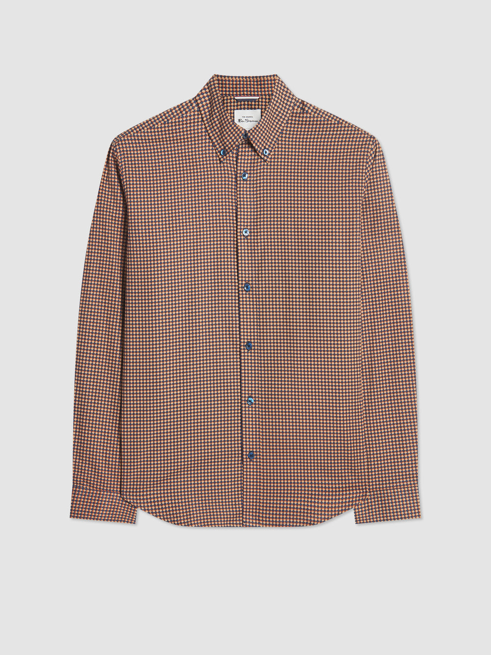 Ben Sherman Signature Chevron Shirts Orange | 837491GXW