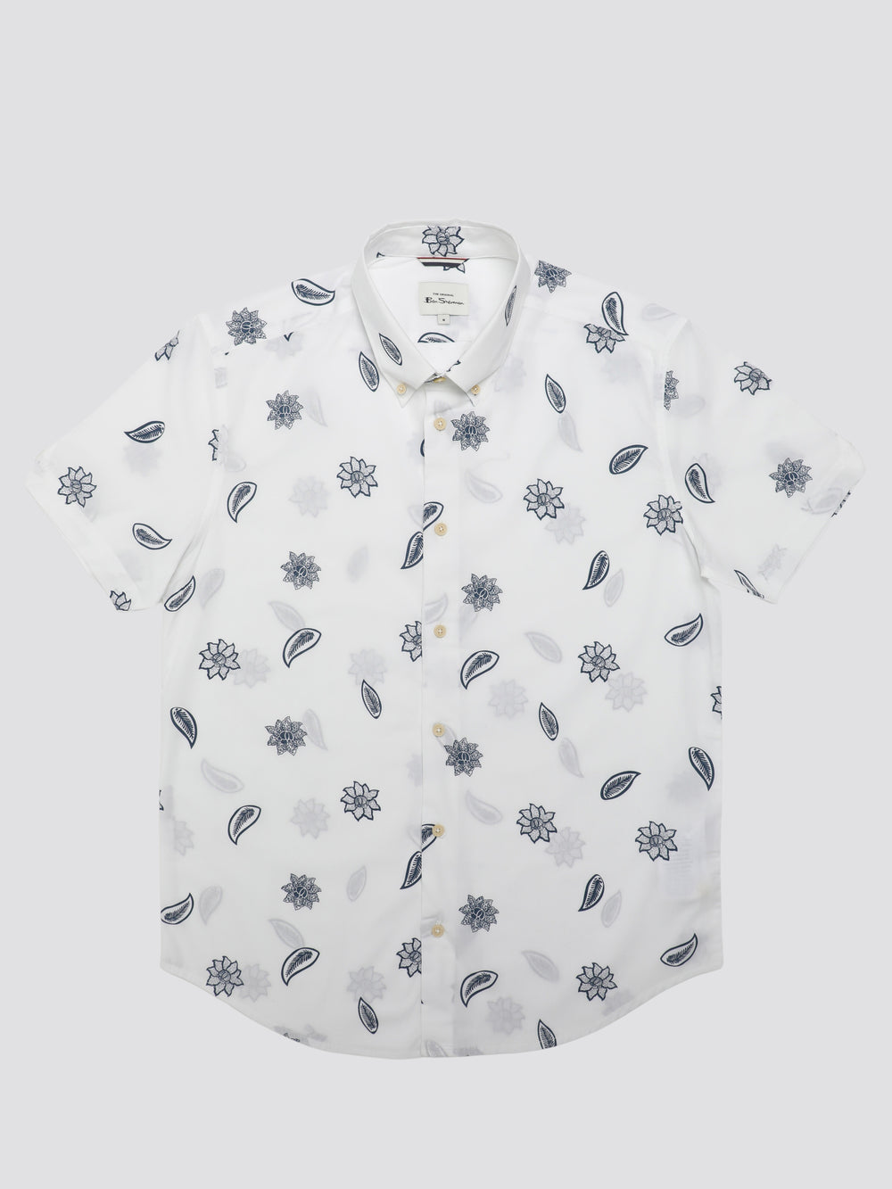 Ben Sherman Signature Floral Shirts White | 849123AZX