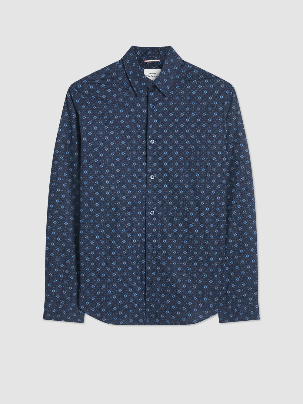 Ben Sherman Signature Geo Shirts Blue | 681592WPS