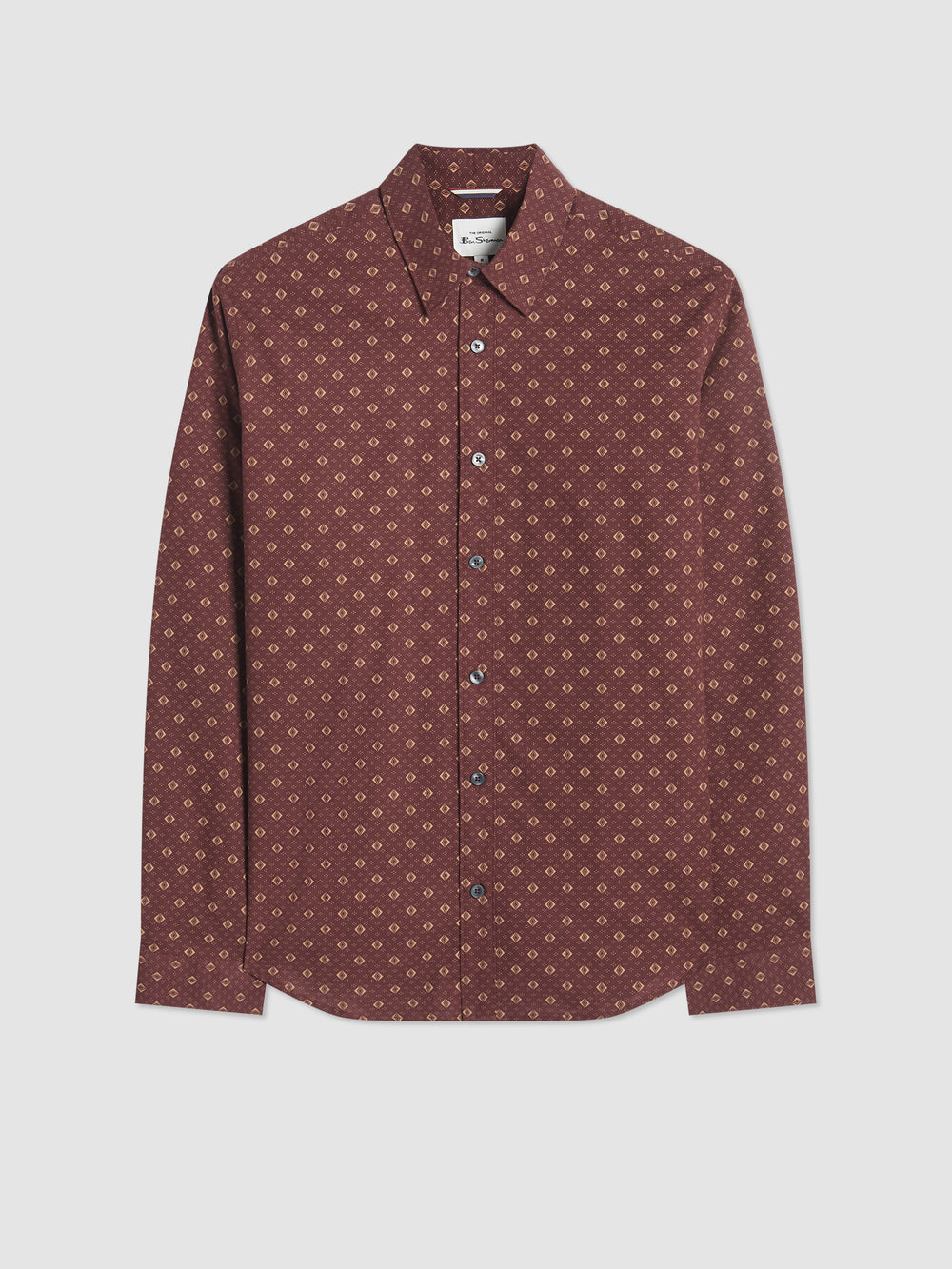 Ben Sherman Signature Geo Shirts Brown | 407952FIT