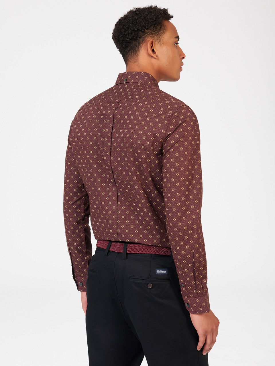 Ben Sherman Signature Geo Shirts Brown | 407952FIT