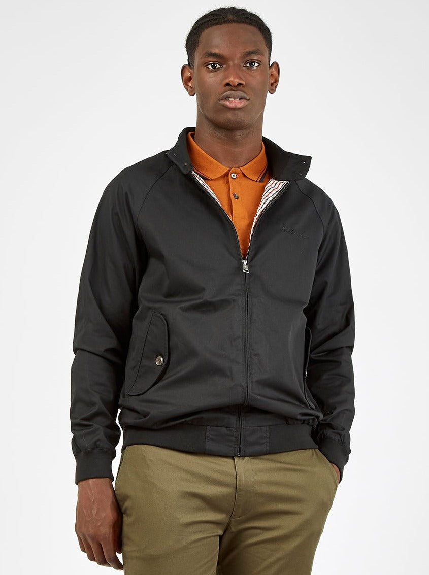 Ben Sherman Signature Harrington Jackets Black | 490836BLI