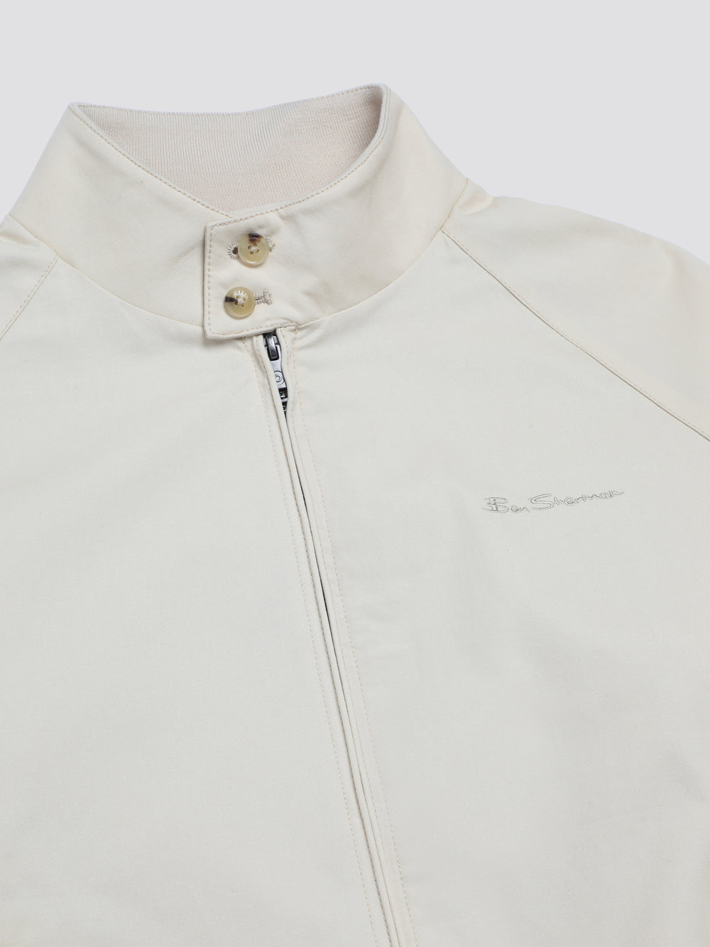 Ben Sherman Signature Harrington Jackets Cream | 195024PZY