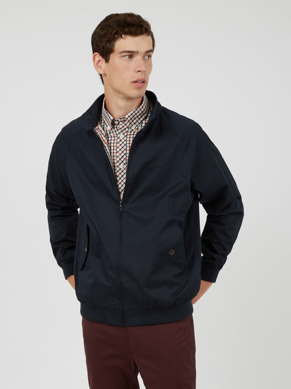 Ben Sherman Signature Harrington Jackets Navy | 097538UCY