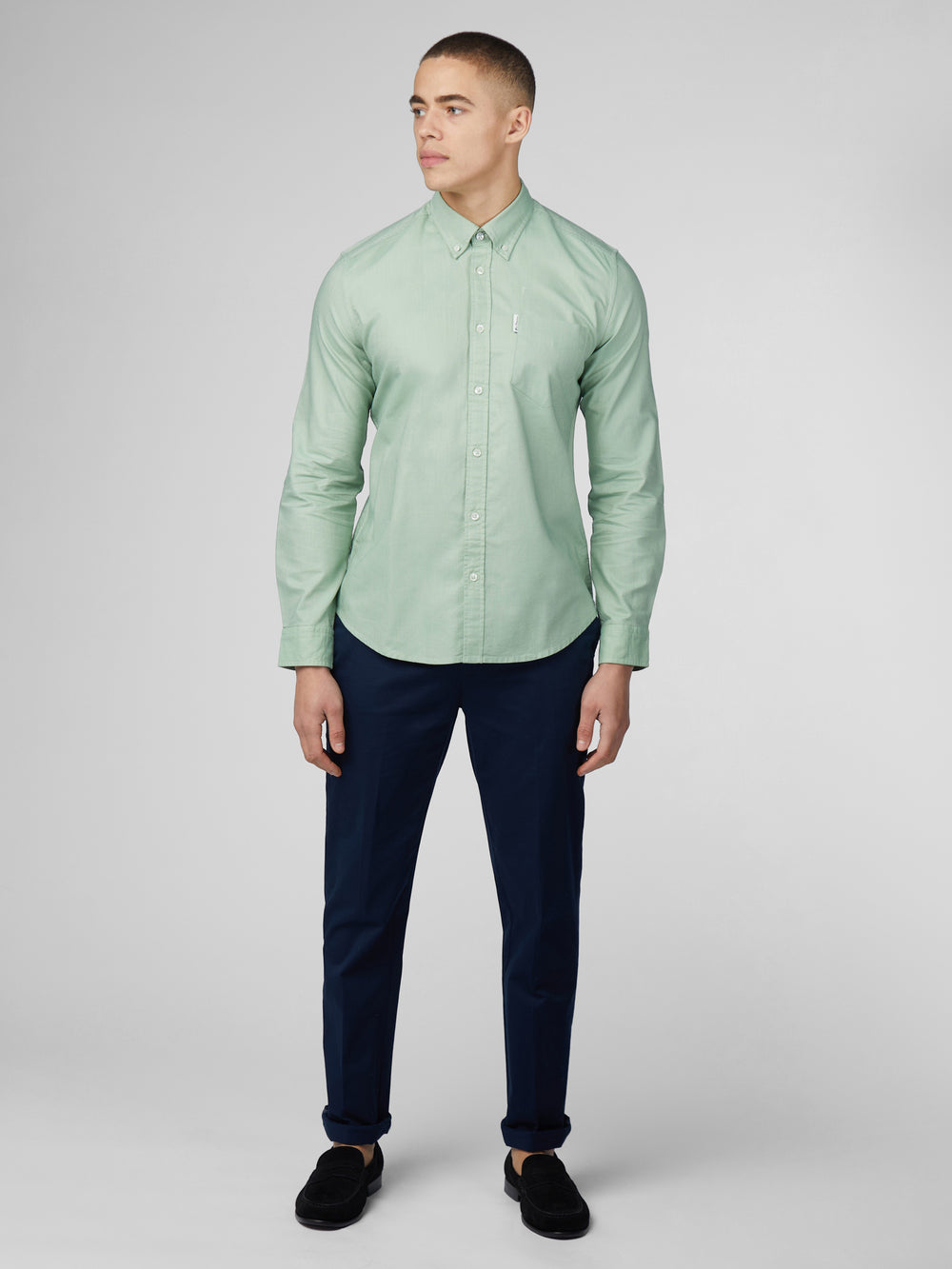 Ben Sherman Signature Oxford Shirts Green | 156740BDK