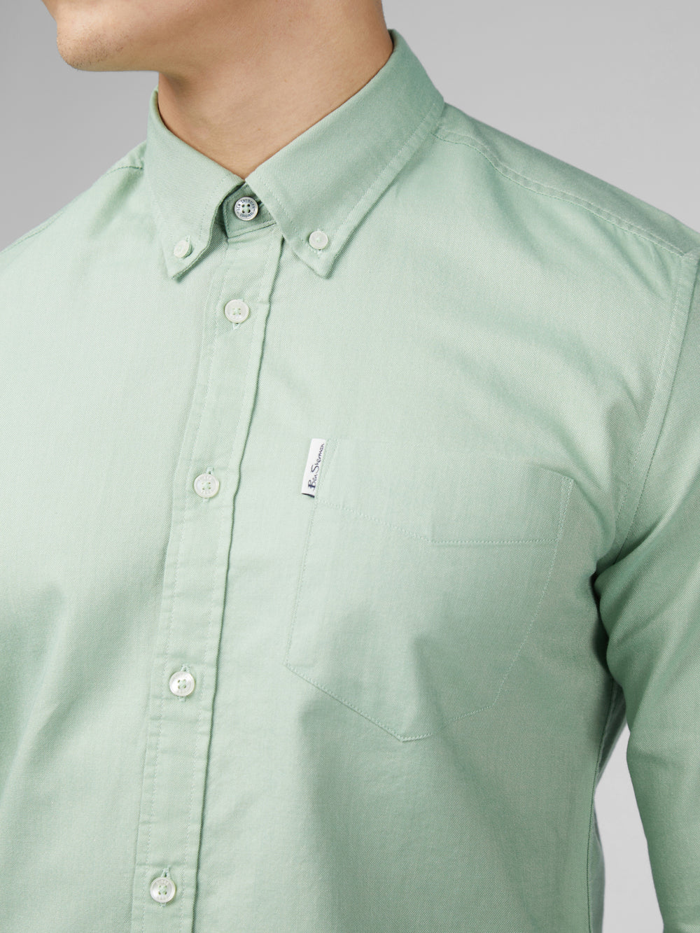 Ben Sherman Signature Oxford Shirts Green | 156740BDK