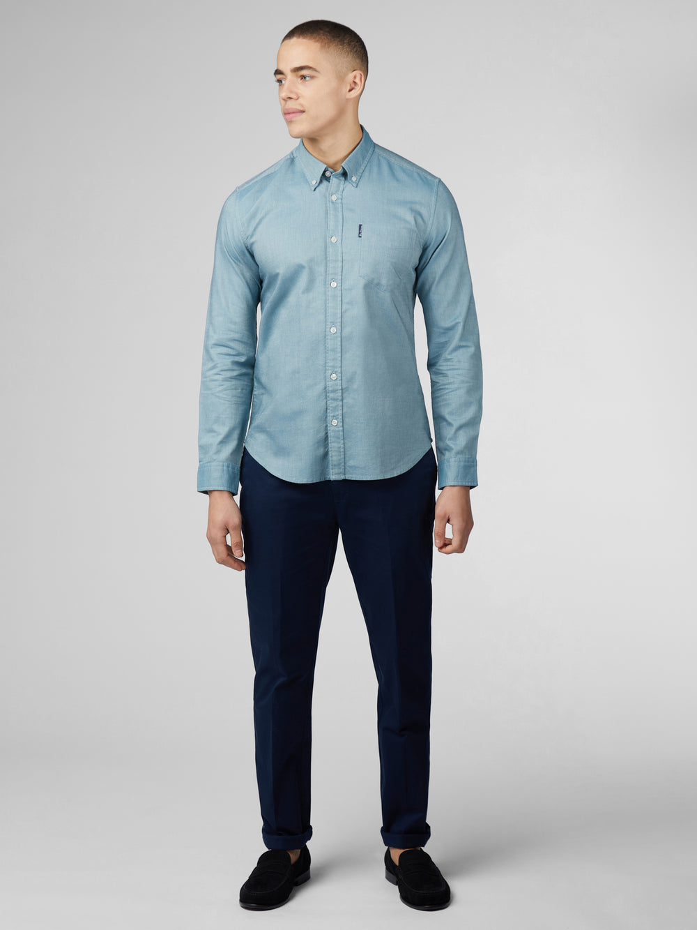 Ben Sherman Signature Oxford Shirts Turquoise | 307561VGW