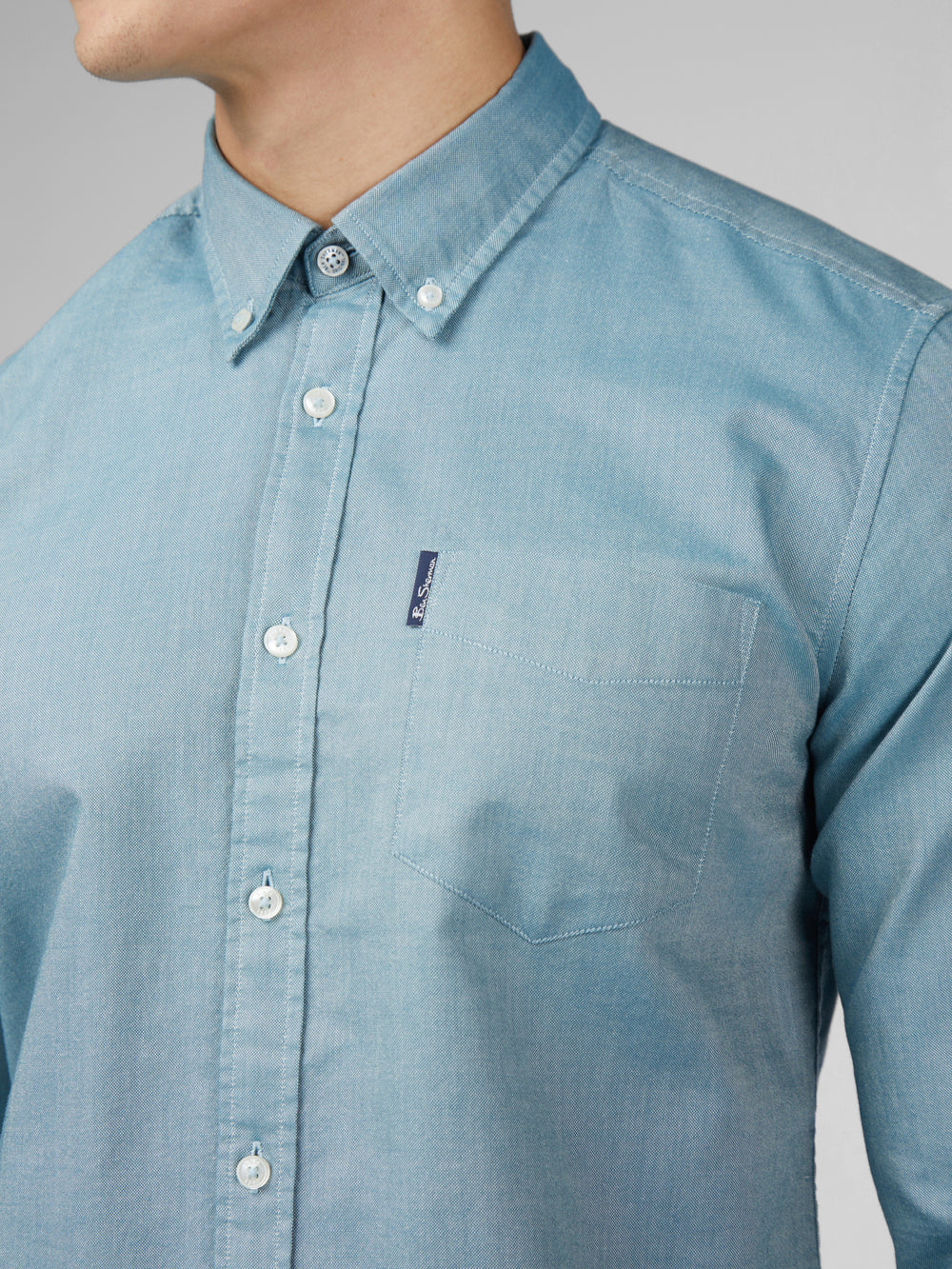 Ben Sherman Signature Oxford Shirts Turquoise | 307561VGW