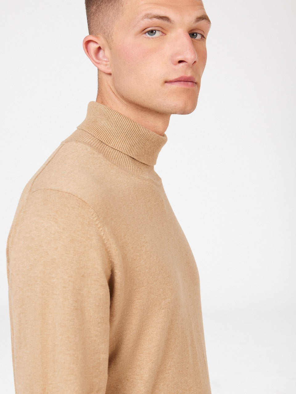 Ben Sherman Signature Roll Neck Knitwear Grey | 278596HJO