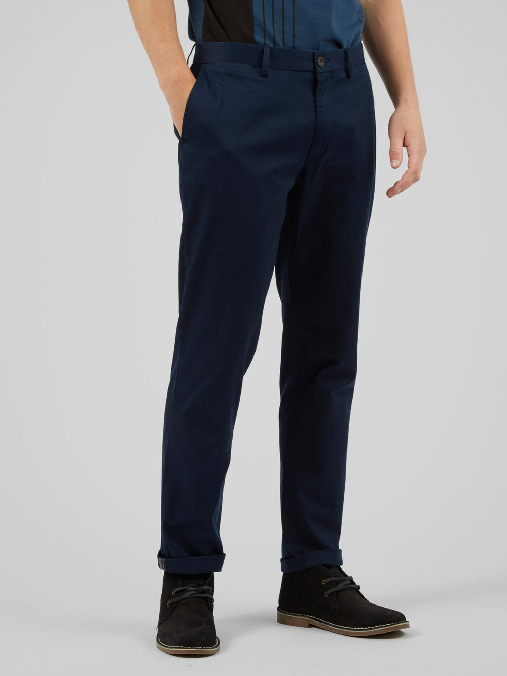 Ben Sherman Signature Slim Stretch Chino Pants Navy | 645723EKG