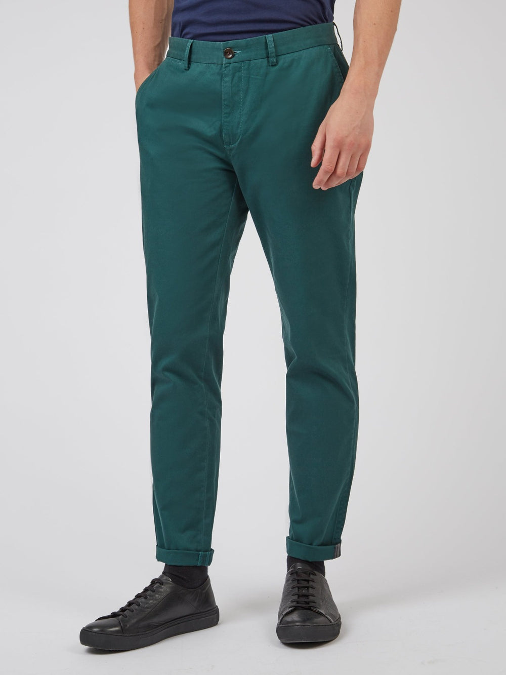 Ben Sherman Signature Slim Stretch Chino Pants Green | 743580ONX