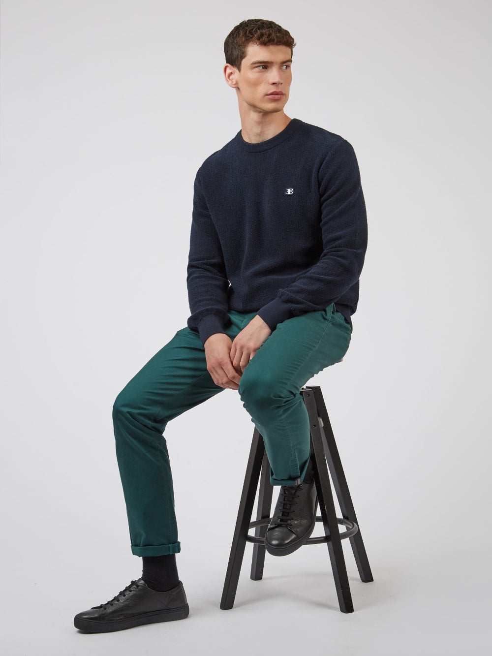 Ben Sherman Signature Slim Stretch Chino Pants Green | 743580ONX