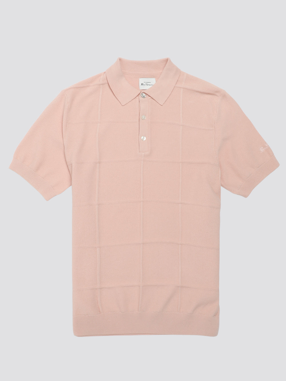 Ben Sherman Signature Textured Polo Knitwear Pink | 276581BMI