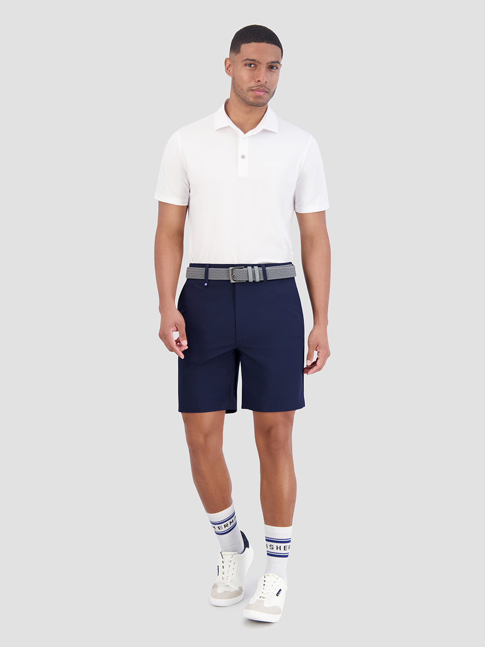 Ben Sherman Solid Air Pique Sports Fit Polo Shirts White | 507436SAF